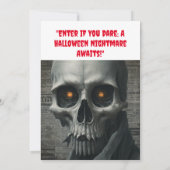 "Enter If you wage: Ein Halloween-Albtraum wartet! Einladung (Rückseite)