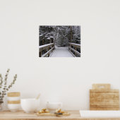 Enter - Neue Hampshire Snow Scene Poster (Küche)