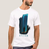 ENTER Portal T-Shirt – Dark Surreal Sci-Fi Graphic (Vorderseite)