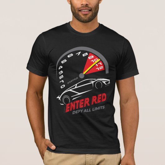 „Enter Red“ (Stil 2) T-Shirt (Vorderseite)