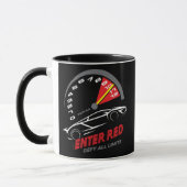 „Enter Red“ (Stil 2) Tasse (Links)