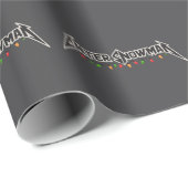 Enter Snowman Christmas Rocker Winter Rock Metal Geschenkpapier (Rolleneckpunkt)