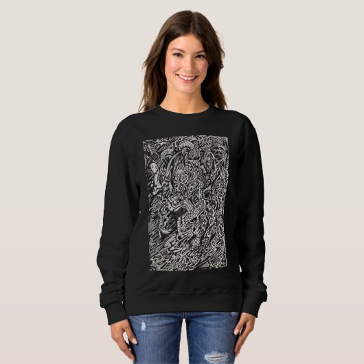 Enter, The Microdot Man  Sweatshirt (Vorne ganz)