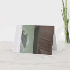 "Enter with a Open Heart" Get Well Card Karte