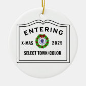 Entering YOURTOWN Ornament (Vorne)