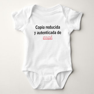 Enterizo copia reducida y autenticada baby strampler