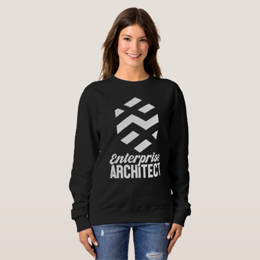 Enterprise Architect Data Digital Science Computer Sweatshirt (Vorne ganz)