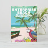 Enterprise Beach Barbados Urlaubsposter (Stehend Vorderseite)
