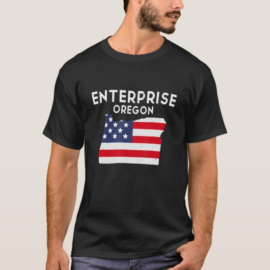 Enterprise Oregon USA Staat America Travel Oregoni T-Shirt (Vorderseite)