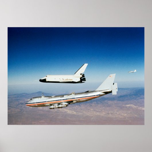 Enterprise Test Flight Space Shuttle Poster (Vorne)