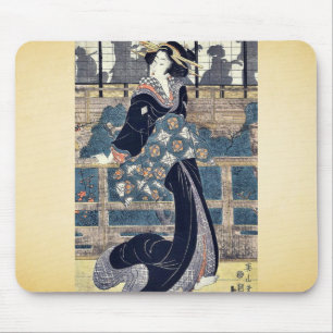 Entertainer auf einer Veranda durch Kikukawa, Mousepad