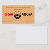 Entertainer Comedy Visitenkarte (Vorne/Hinten)