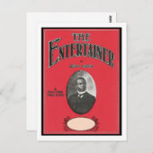 Entertainer Scott Joplin Vintag Songbook Cove Postkarte (Vorne/Hinten)