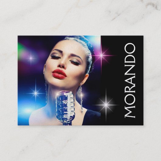 Entertainment Artist / Agent / Sprachunterricht -  Visitenkarte (Vorderseite)
