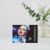 Entertainment Artist / Agent / Sprachunterricht -  Visitenkarte (Stehend Vorderseite)