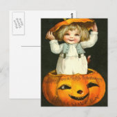 Entertainment Halloween Postkarte (Vorne/Hinten)