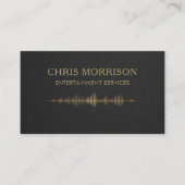 Entertainment Services Music Visitenkarte (Vorderseite)