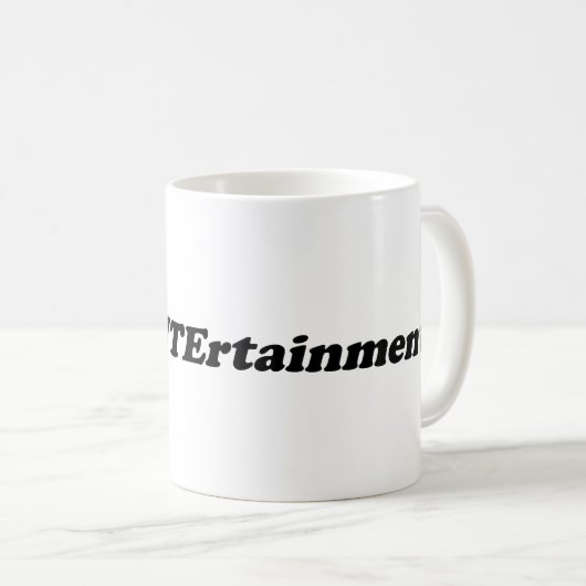#ENTErtainment Tasse Standard (VorderseiteRechts)
