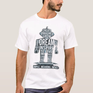 Entfalte dein Potenzial – Motivierendes Wort-Art T T-Shirt
