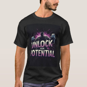 Entfalte Dein Potenzial: Mutige Fitness T-Shirt