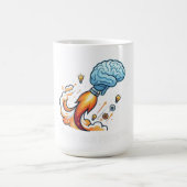 Entfalte Dein Potenzial Rocket Brain Motivations G Kaffeetasse (Mittel)