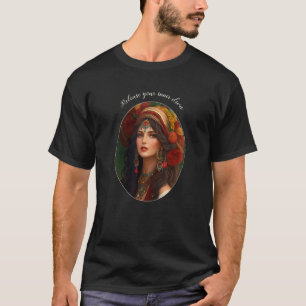 Entfalte deine innere Diva ~ Vintage Boho-Frau T-Shirt