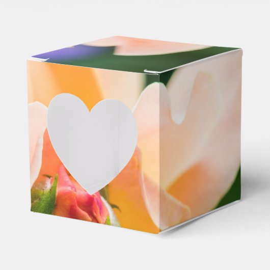 Entfaltung der Wunschbox Geschenkschachtel (Vorderseite)