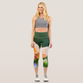 Entfaltung des Wunsches Capri Leggings (Vorderseite)
