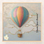 "Entfaltung von Horizonten" Glasuntersetzer (Vorderseite)