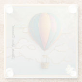 "Entfaltung von Horizonten" Glasuntersetzer (Rückseite)