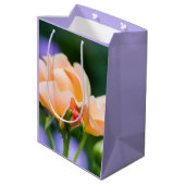 Entfaltung Wunsch große Geschenktasche Mittlere Geschenktüte (Rückseite Schrägansicht)