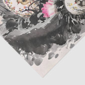 Entfärbung der Eiertinte Seidenpapier (Detail)