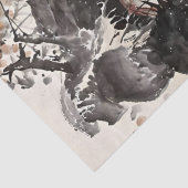 Entfärbung der Eiertinte Seidenpapier (Detail)