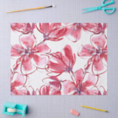 Entfärbung der Roten Floral Seidenpapier (Basteln)