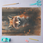 Entfärbung von Abstraktem Ölgemälde in Wäldern Seidenpapier (Basteln)