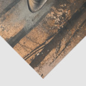 Entfärbung von Abstraktem Ölgemälde in Wäldern Seidenpapier (Ausschnitt)