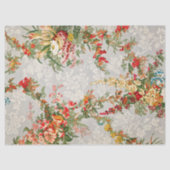 Entfärbung von Blumenzinnpapier Seidenpapier (Vorderseite)