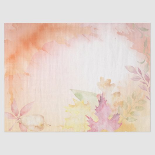 Entfärbungs-Herbstlaub-Tissue Seidenpapier (Vorderseite)