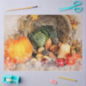 Entfärbungs-Papierkorb für den Lebensmittelkorb Seidenpapier (Basteln)