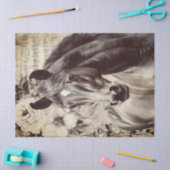 Entfärbungspapier für das schwarze Pferd Seidenpapier (Basteln)