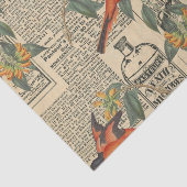 Entfärbungspapier für Vintage Vögel Seidenpapier (Ausschnitt)