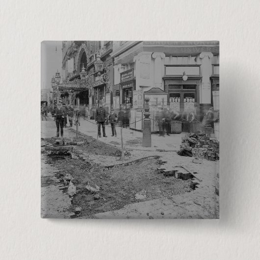 Entfernen der Kopfsteine Button (Vorderseite)