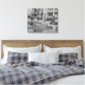 Entfernen der Kopfsteinpflaster Leinwanddruck (Insitu (Schlafzimmer))