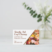 Entfernen der Leaf-Reinigung Visitenkarte (Stehend Vorderseite)