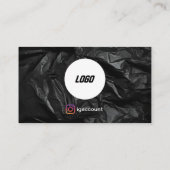 Entfernen der schwarzen Vorlage durch Junk Visitenkarte (Rückseite)