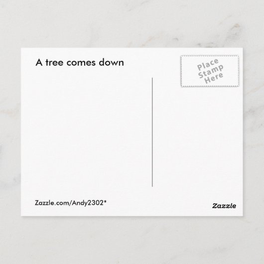 Entfernen der Struktur ~ Postkarte (Rückseite)