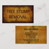 Entfernen der Treppenstube Antike Visitenkarte (Vorne/Hinten)