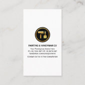 Entfernen der Wandfarbe Visitenkarte (Rückseite)