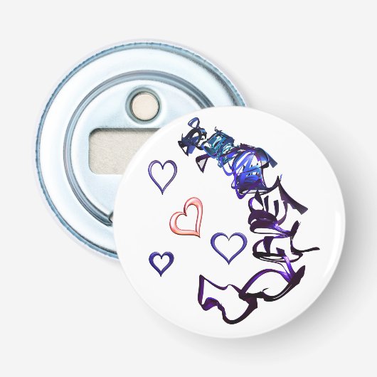 Entfernen des Flaschenkopflichts Flaschenöffner (Vorderseite)