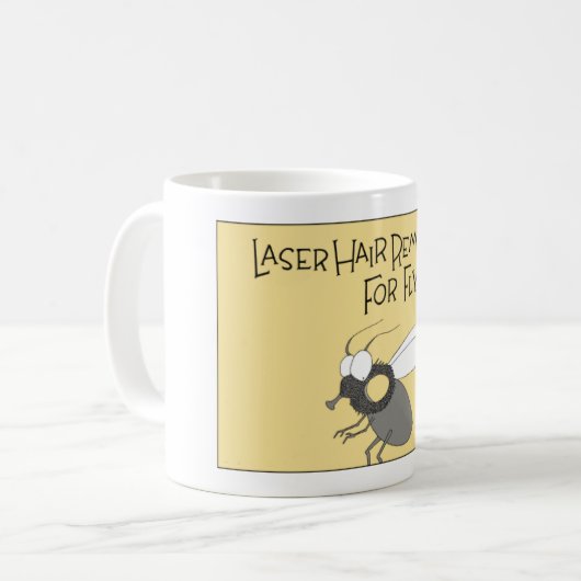 Entfernen des Laserhaars Kaffeetasse (Vorderseite Links)